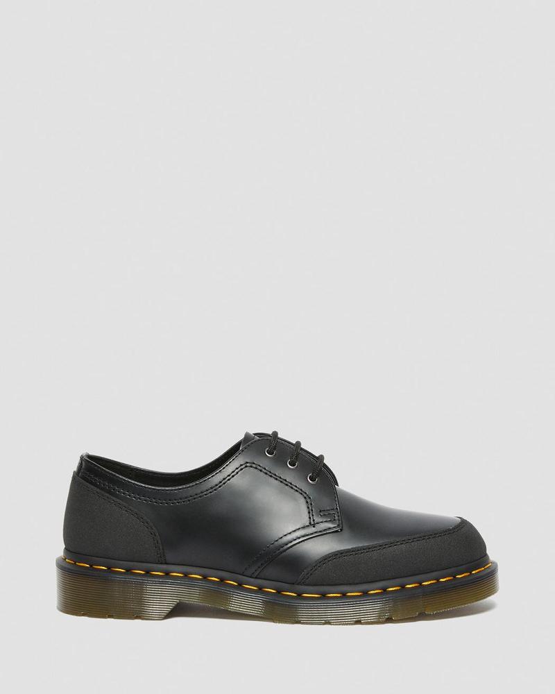 Zapatos Oxford Dr Martens 1461 Guard Panel Cuero Hombre Negros | MX 222NWY